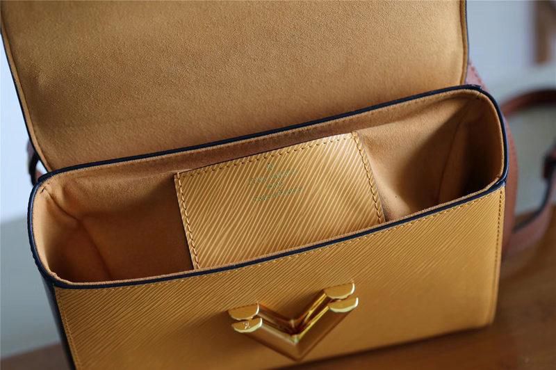 #m51884 l**is V*t*n 2019 epi leather twist mm-camel