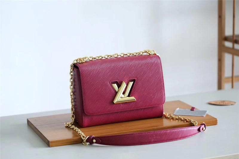 #m52871 l**is V*t*n 2019 epi leather twist mm-fuchsia