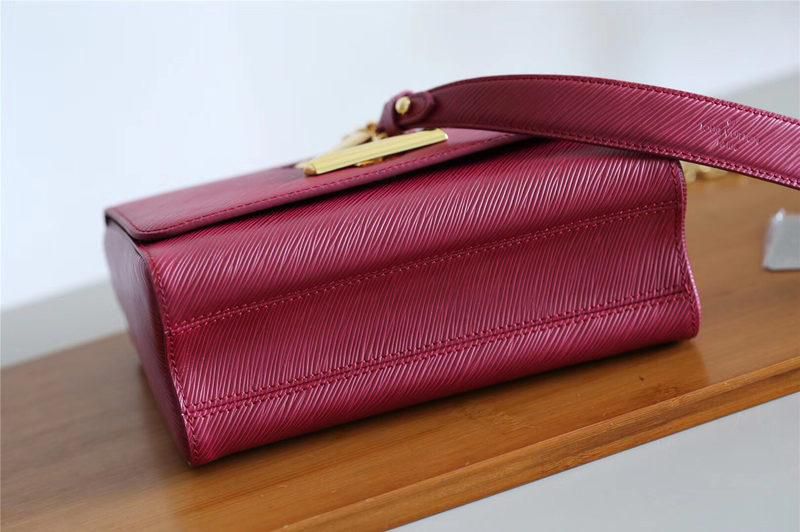 #m52871 l**is V*t*n 2019 epi leather twist mm-fuchsia