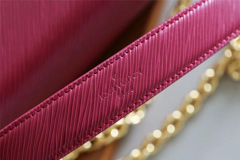 #m52871 l**is V*t*n 2019 epi leather twist mm-fuchsia