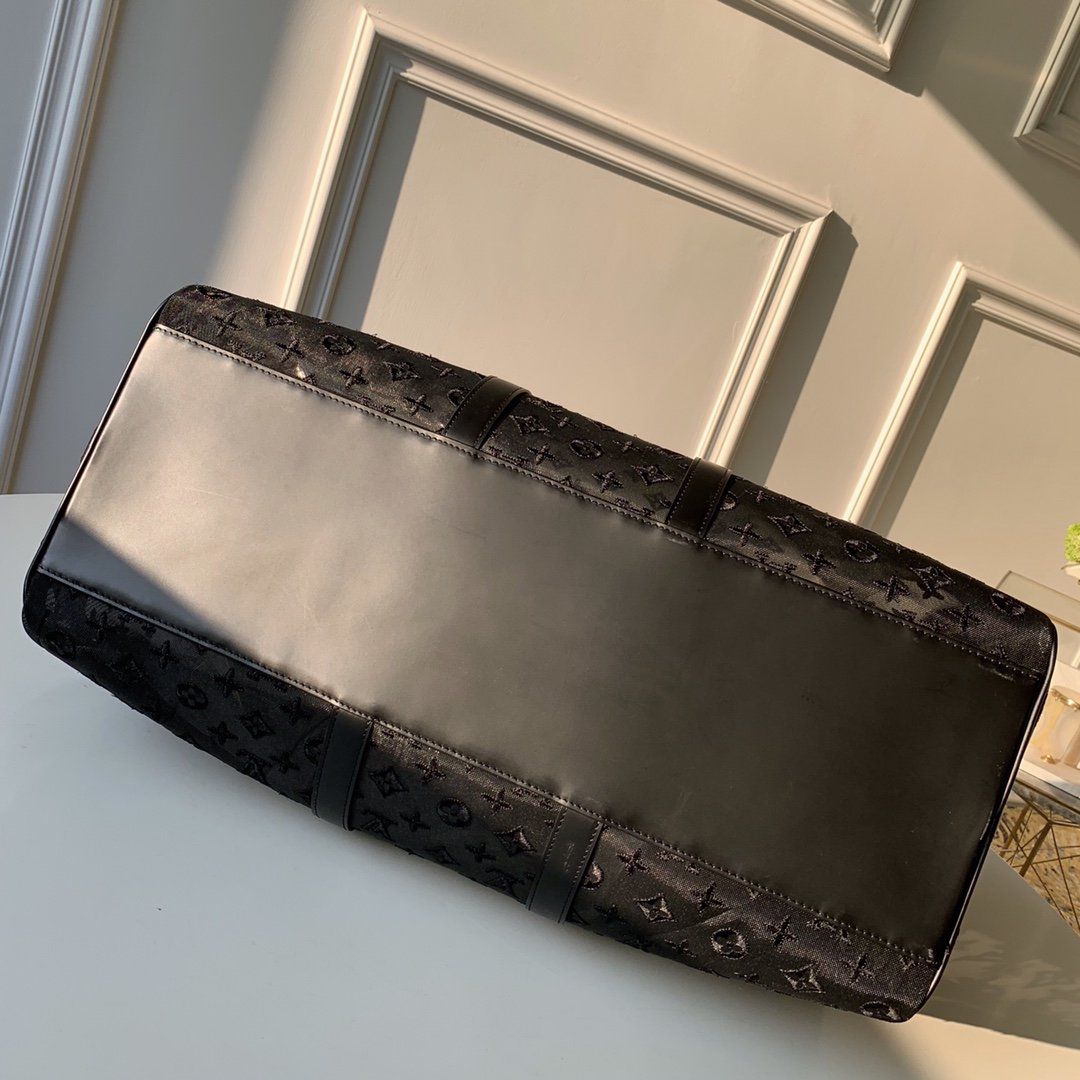 #m53971 l**is V*t*n 2019 monogram-embossed keepall bandouliere 50