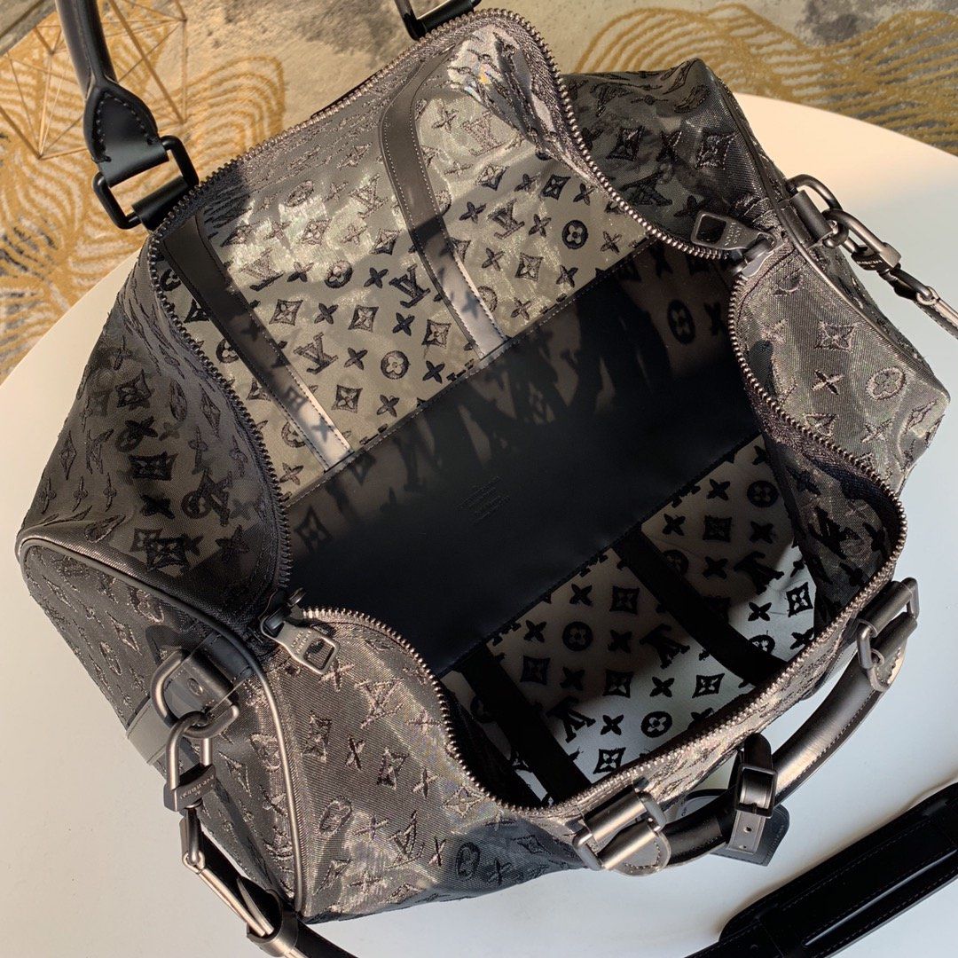 #m53971 l**is V*t*n 2019 monogram-embossed keepall bandouliere 50
