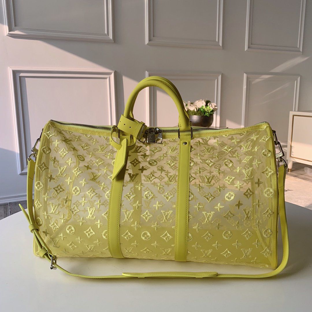 #m53271-02 l**is V*t*n 2019 monogram-embossed keepall bandouliere 50