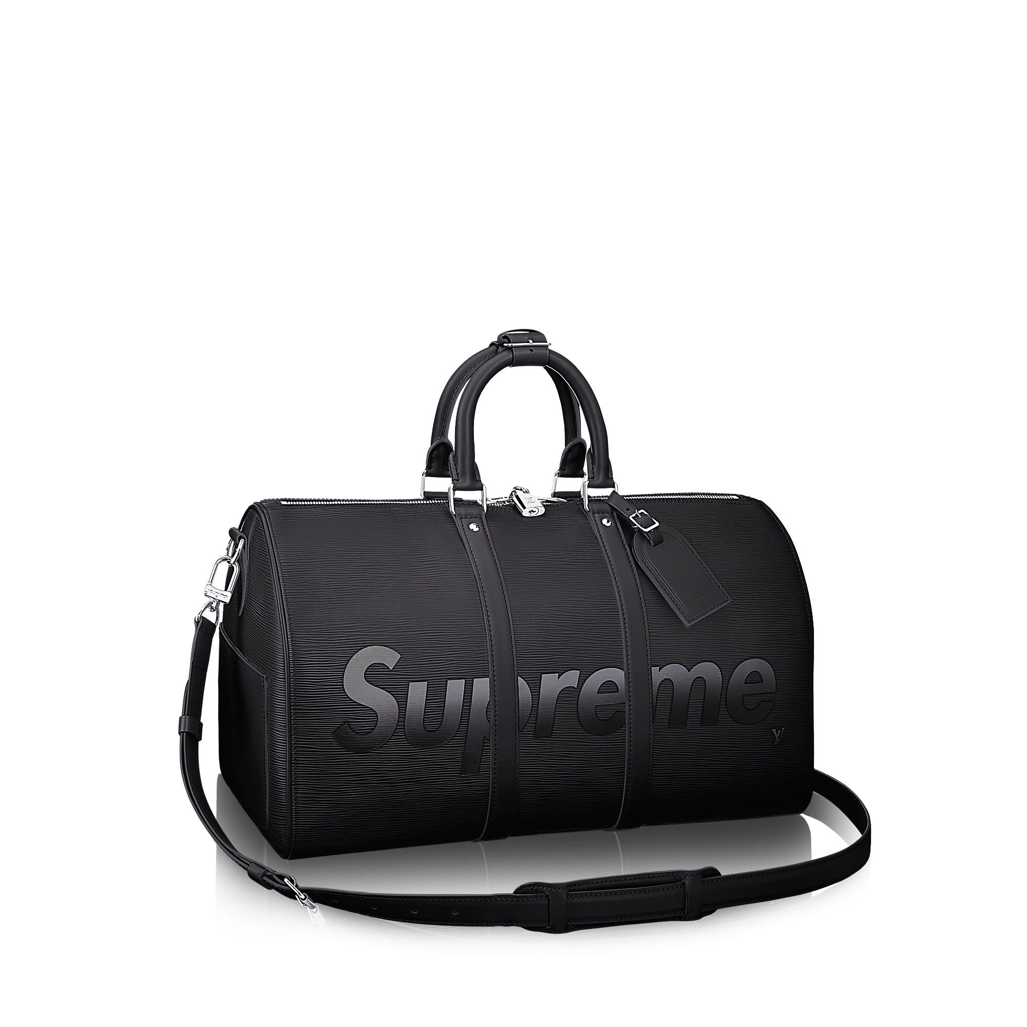 m53433 l**is v*t*n x S*p*e 2017 premium epi keepall 45 bandoulière-black