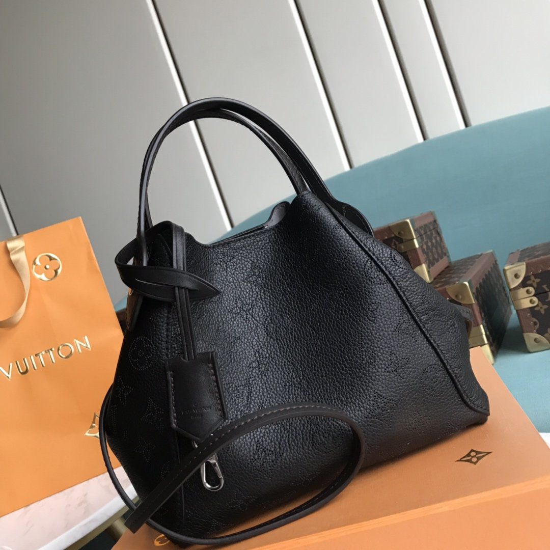 #m54350 l**is V*t*n mahina leather hina pm-black