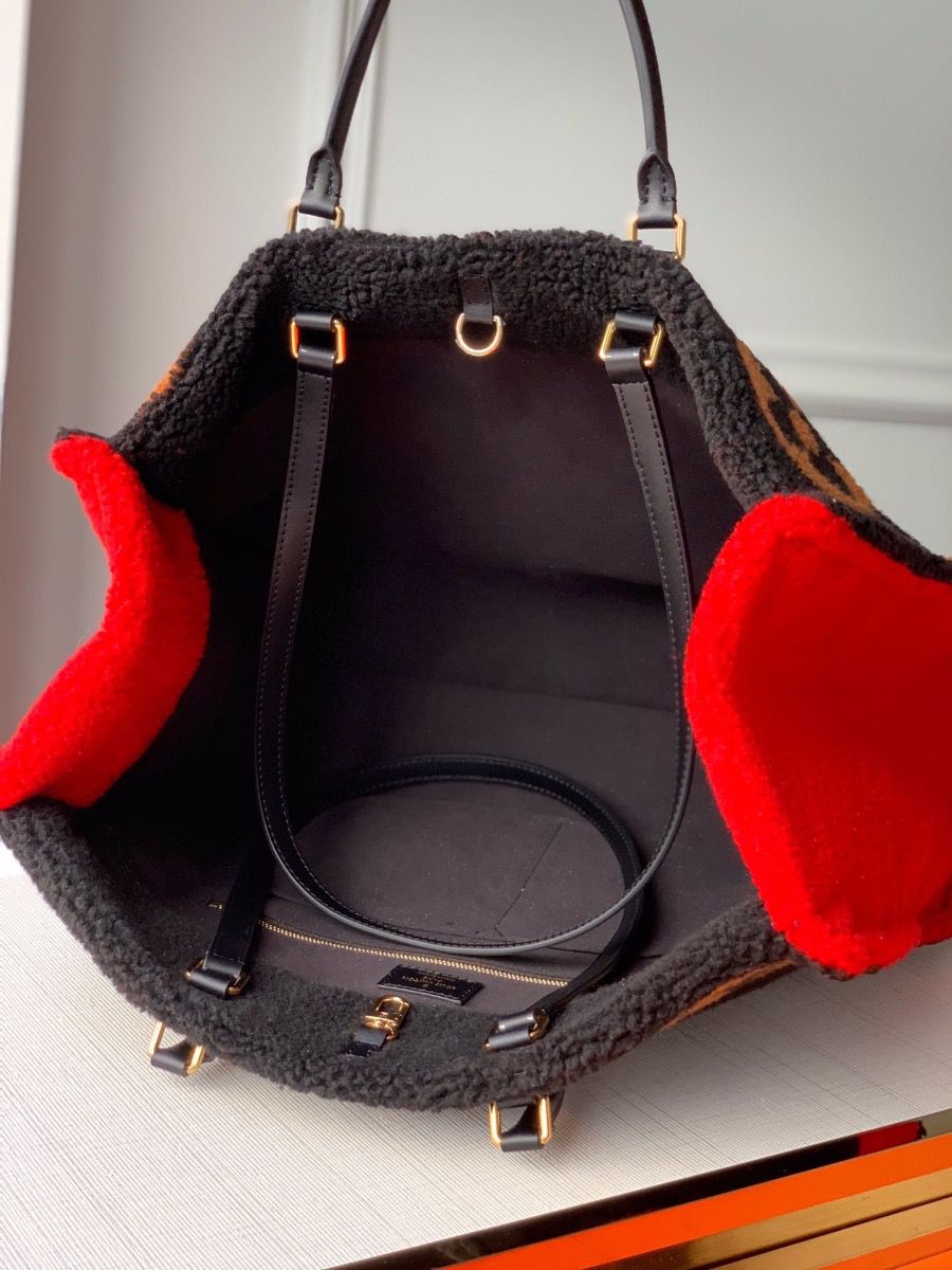 #m55421 l**is V*t*n 2020 monogram lv teddy onthego gm-black