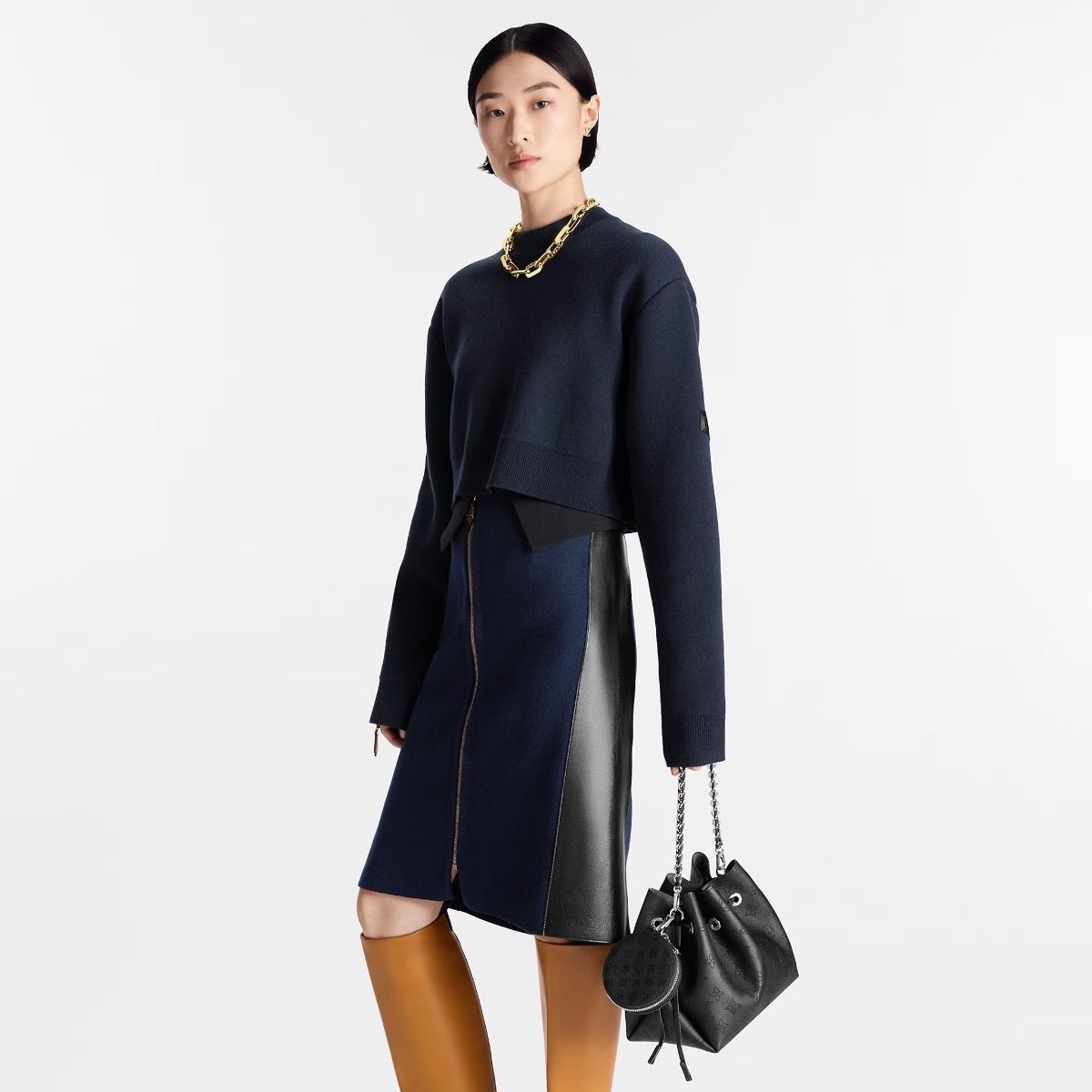 #m21096 l**is V*t*n mahina calf bella bucket bag