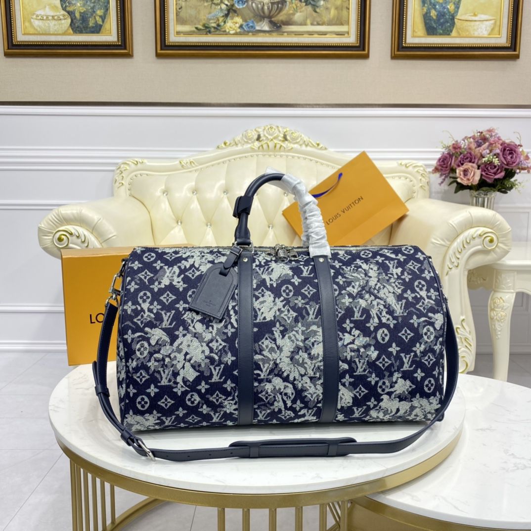 #m57285 l**is V*t*n monogram tapestry keepall bandouliere 50