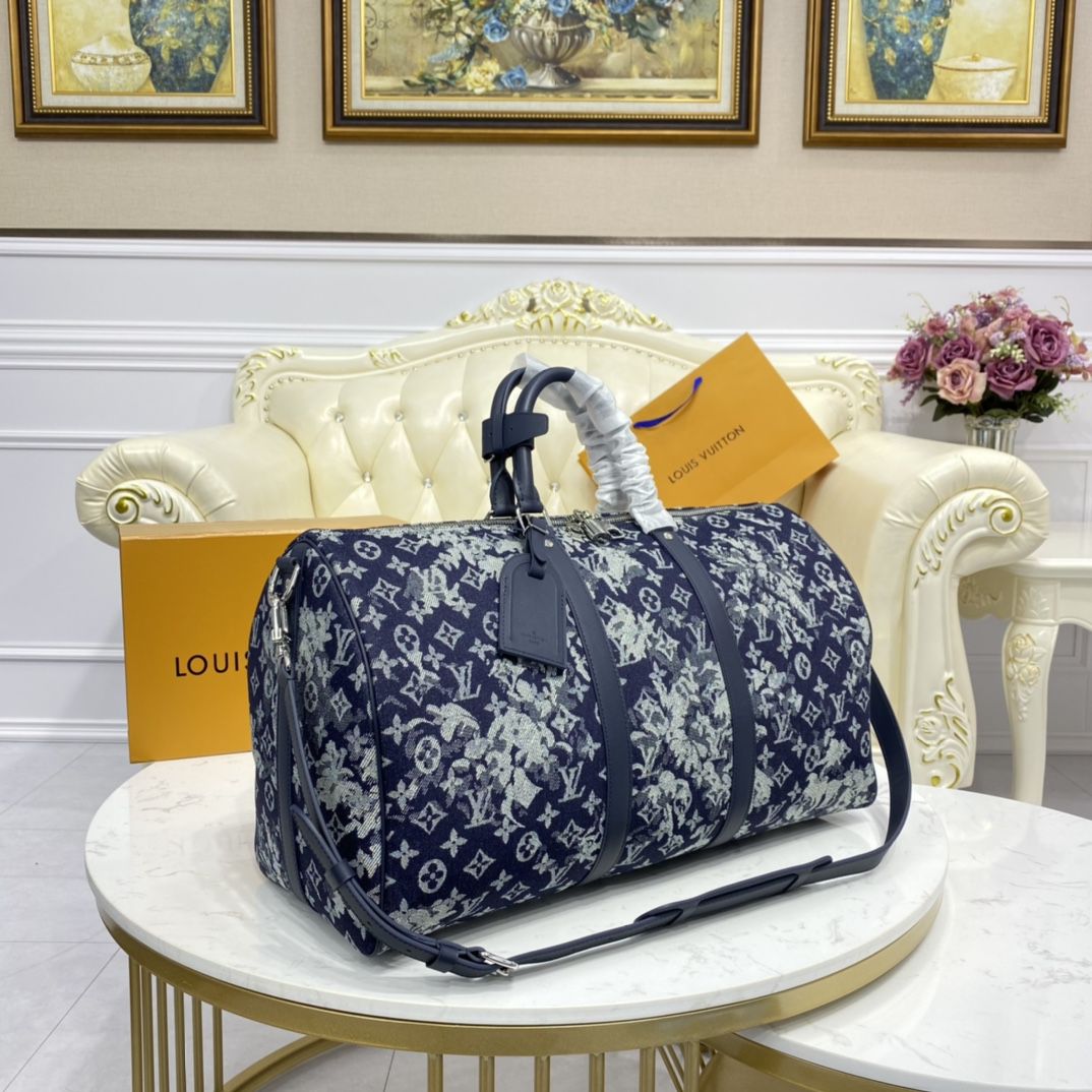 #m57285 l**is V*t*n monogram tapestry keepall bandouliere 50