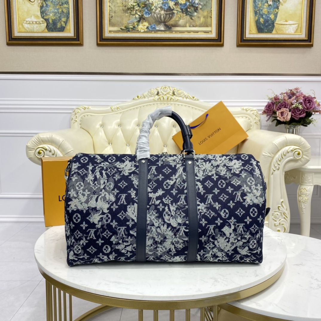 #m57285 l**is V*t*n monogram tapestry keepall bandouliere 50
