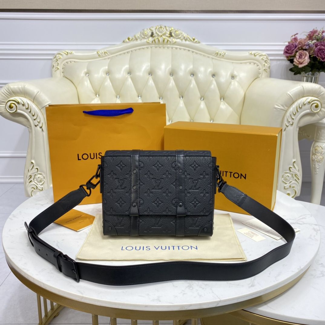 #m57726 l**is V*t*n taurillon monogram trunk messenger