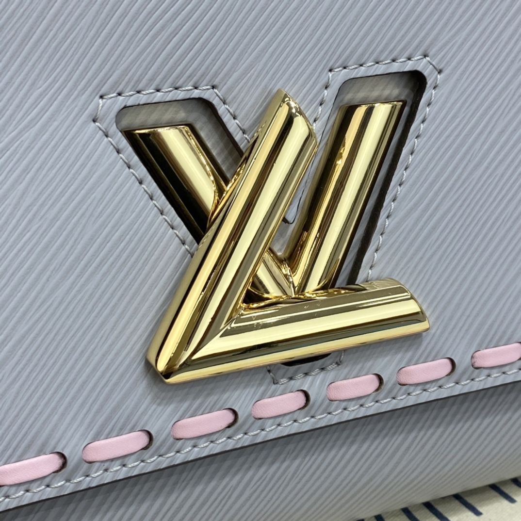 #m58606 l**is V*t*n signature epi leather twist mm-gray