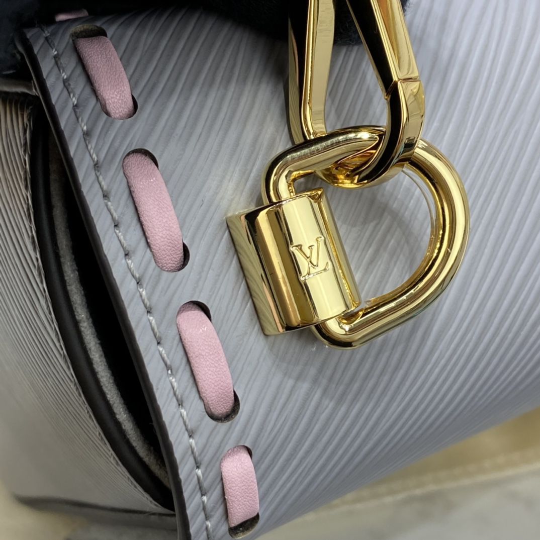 #m58606 l**is V*t*n signature epi leather twist mm-gray