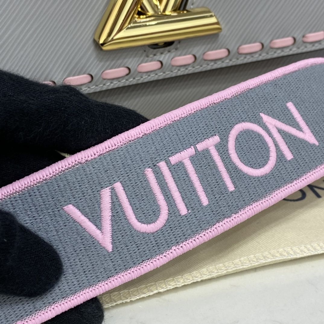 #m58606 l**is V*t*n signature epi leather twist mm-gray