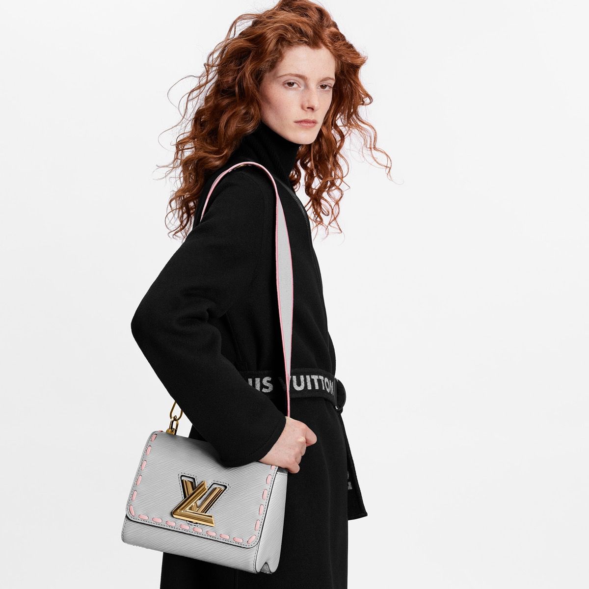 #m58606 l**is V*t*n signature epi leather twist mm-gray