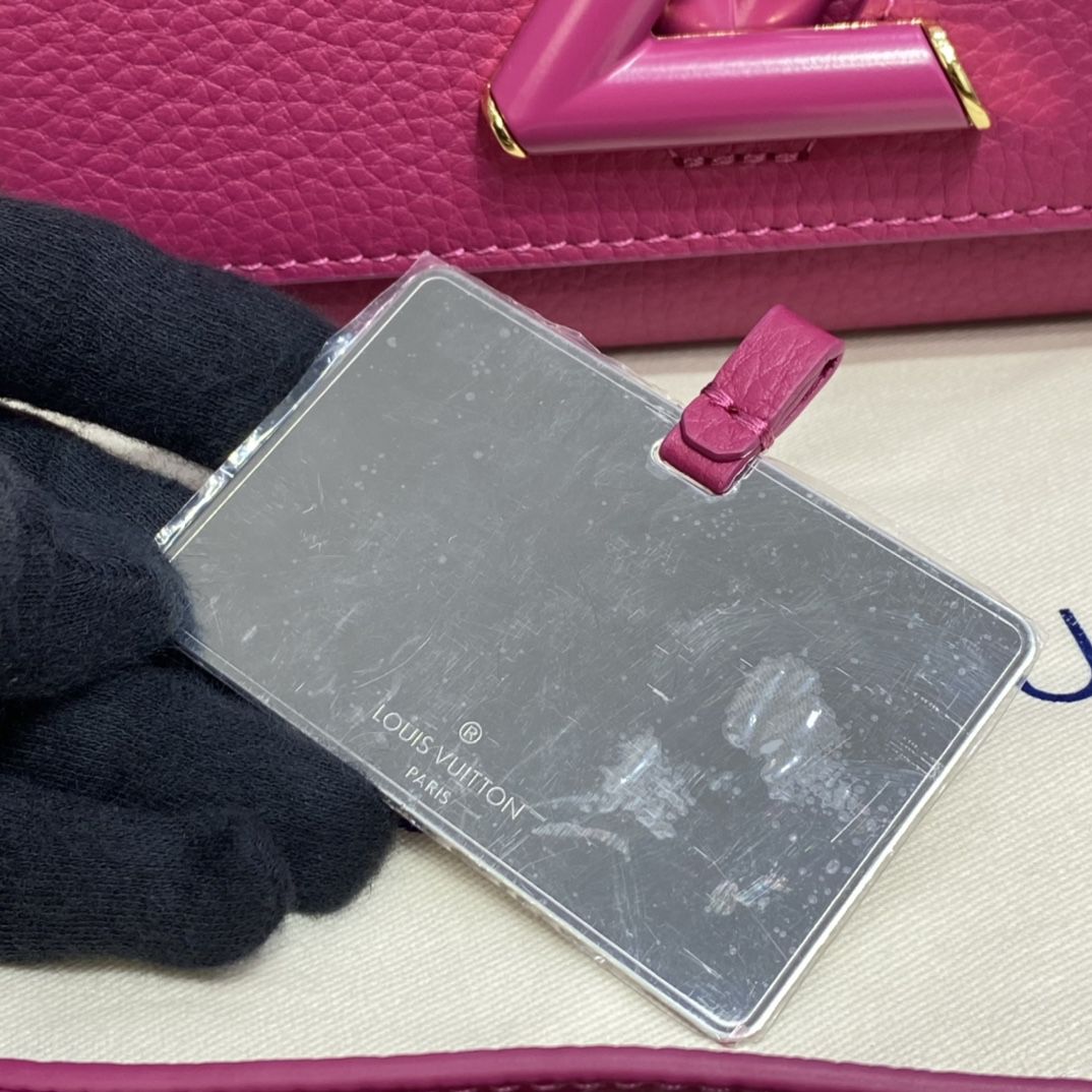 #m58691 l**is V*t*n taurillon leather twist pm-pink