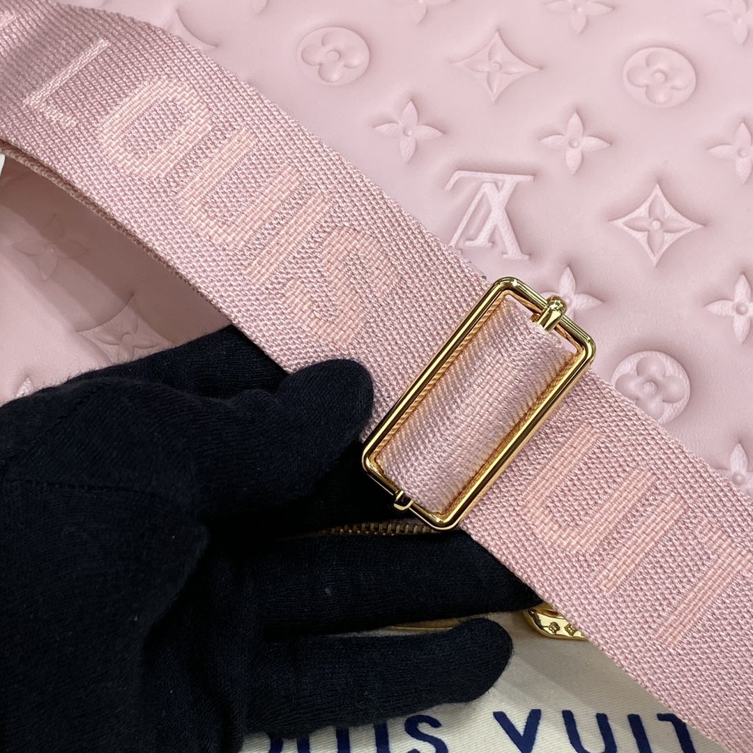 #m59276 l**is V*t*n monogram embossed puffy coussin pm handbag