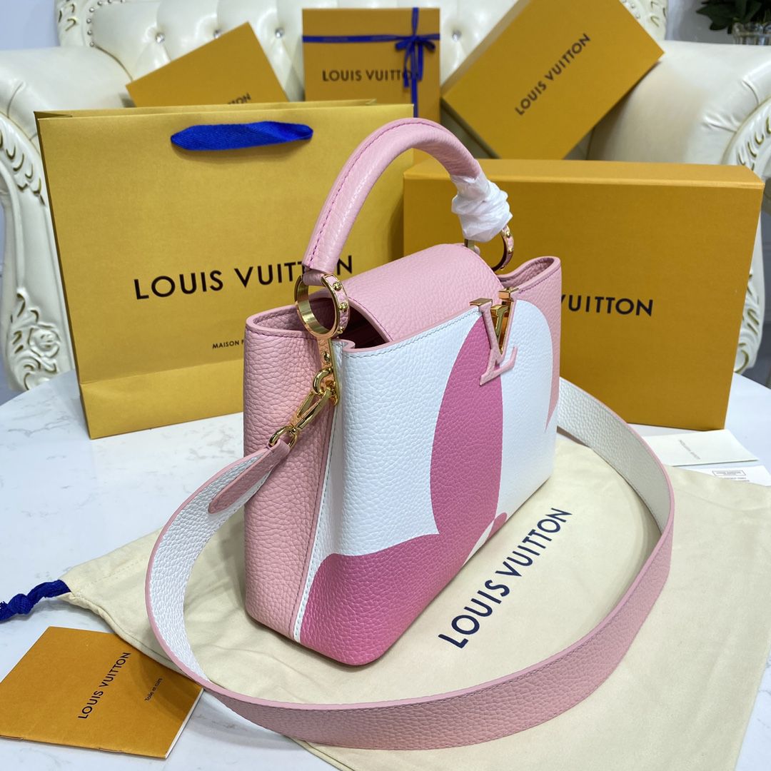 #m59532 l**is V*t*n monogram flower capucines bb handbag