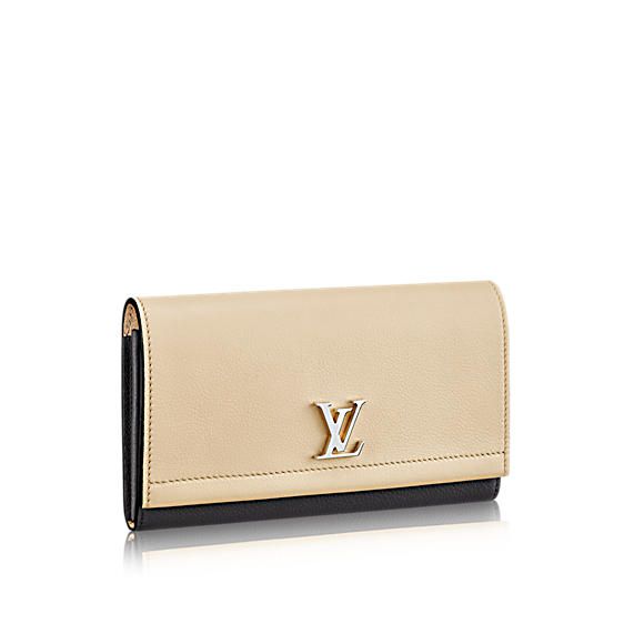 #m62328 l**is V*t*n 2016  premium soft leather lockme ii wallet- 2 colors