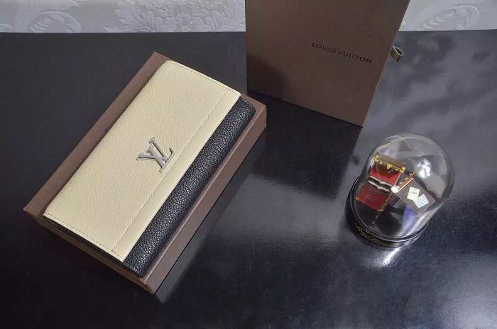 #m62328 l**is V*t*n 2016 premium soft leather lockme ii wallet- 2 colors