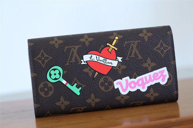 #m63318 l**is V*t*n fall-winter 2018 sarah wallet-monogram canvas