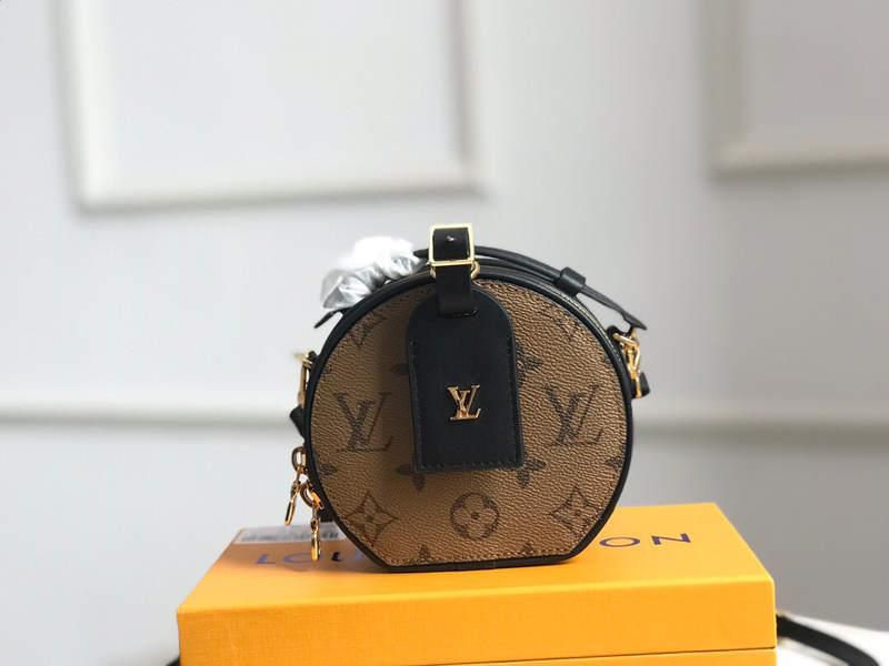 #m68276 l**is V*t*n monogram reverse mini boîte chapeau