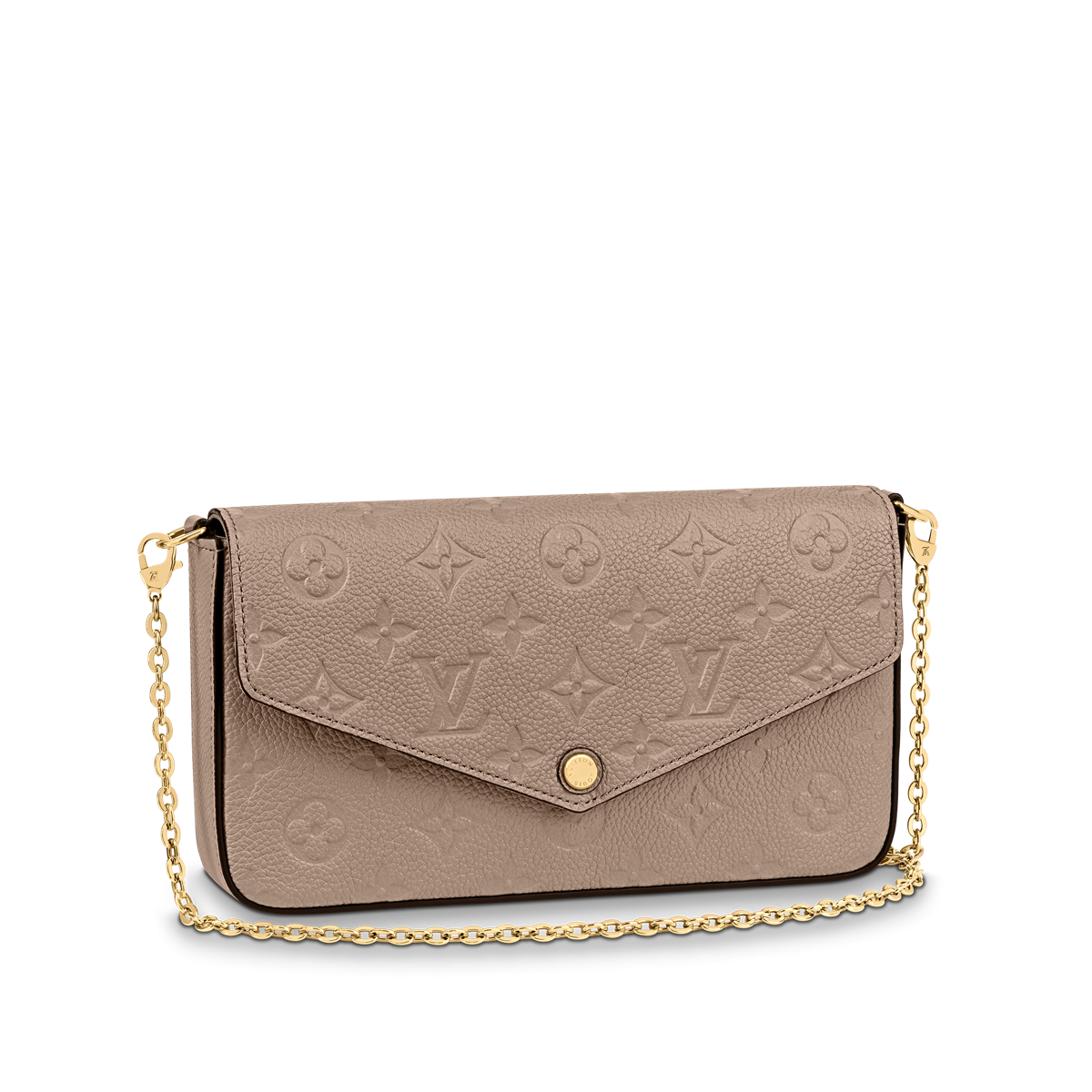 #m68697 l**is V*t*n félicie pochette-tourterelle beige