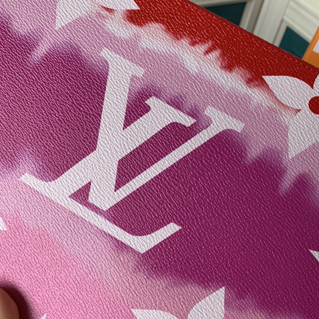 #m69137 l**is V*t*n monogram canvas lv escale poche toilette 26-red