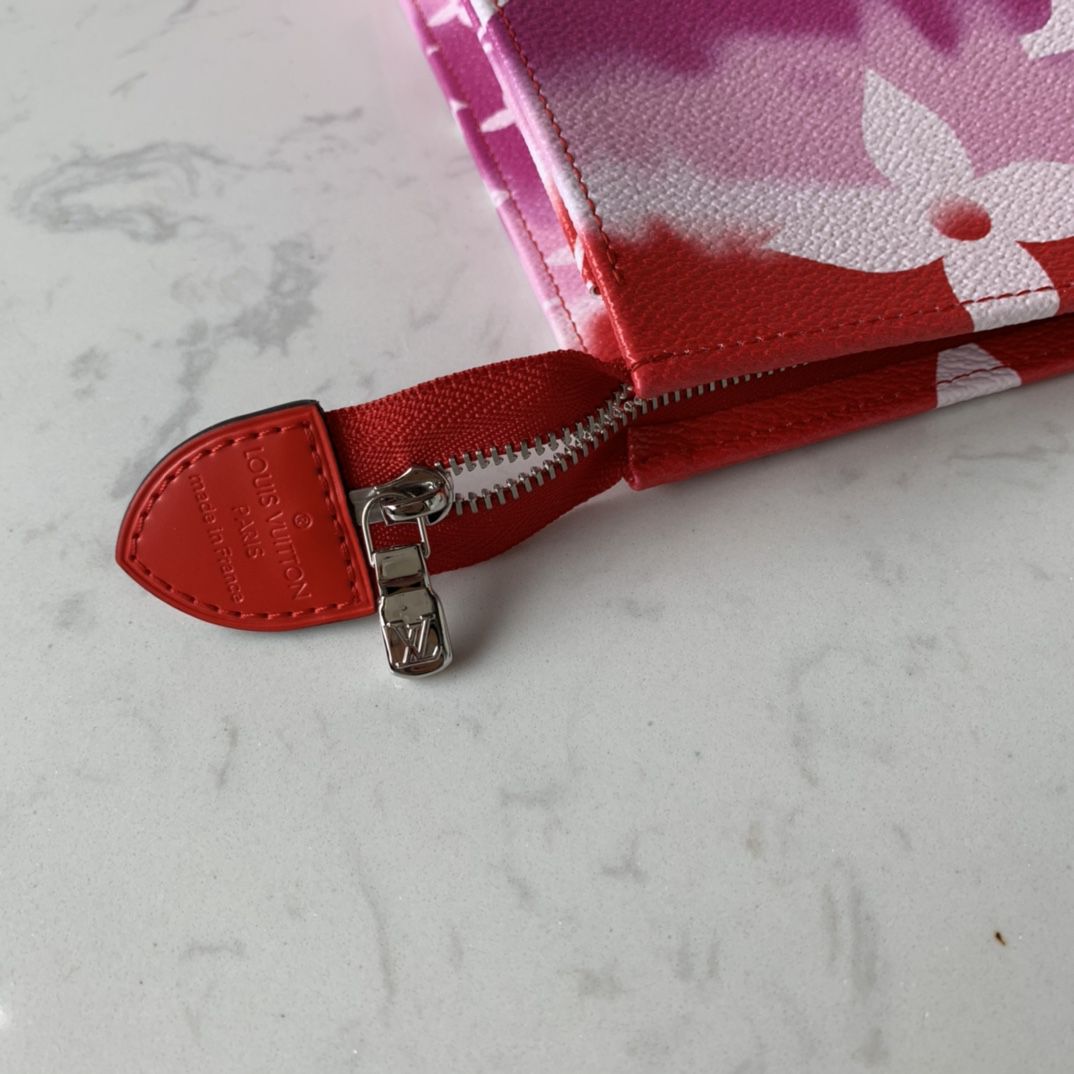 #m69137 l**is V*t*n monogram canvas lv escale poche toilette 26-red