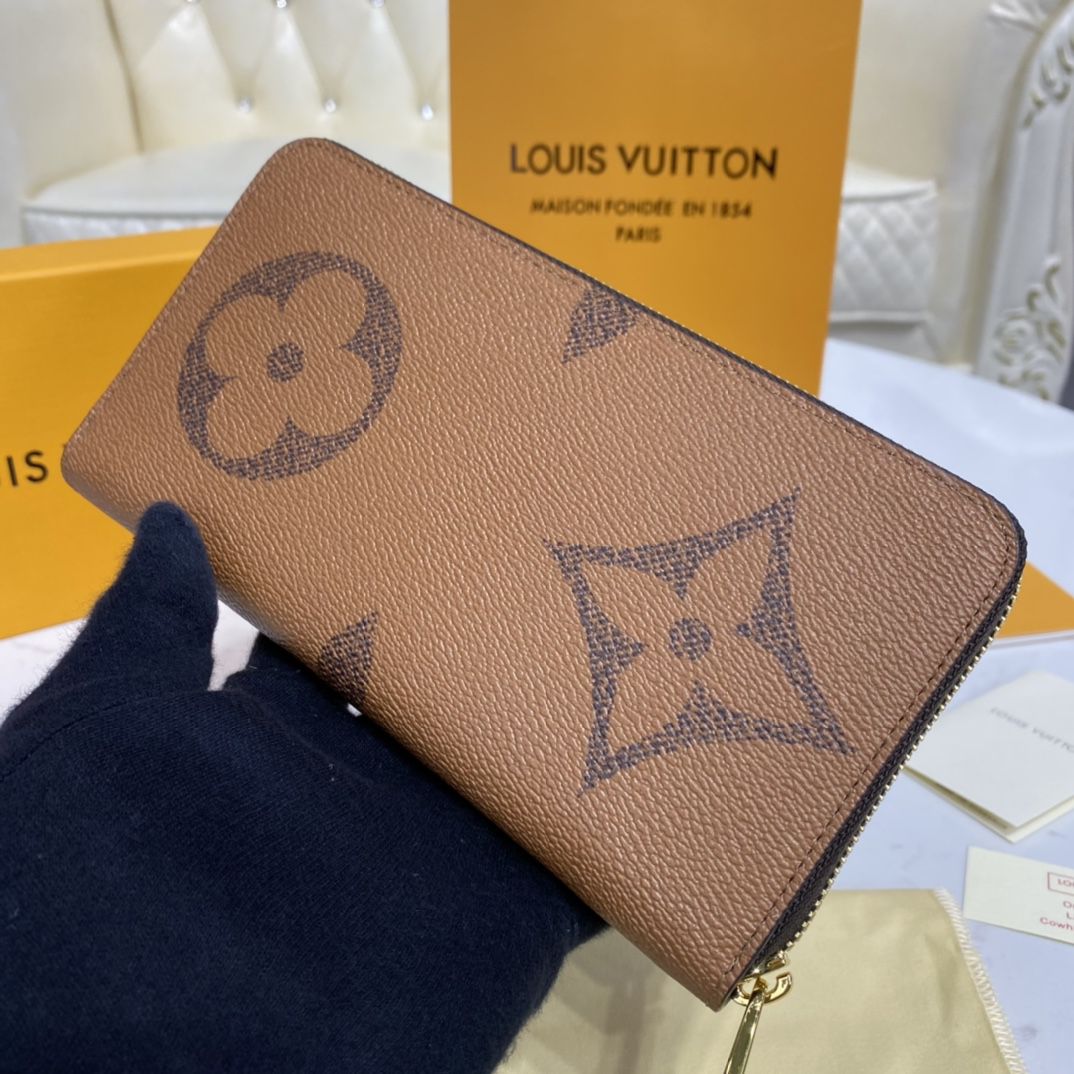 #m69353 l**is V*t*n giant monogram reverse zippy wallet