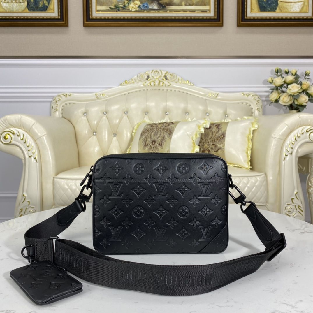 #m69827 l**is V*t*n monogram shadow duo messenger bag