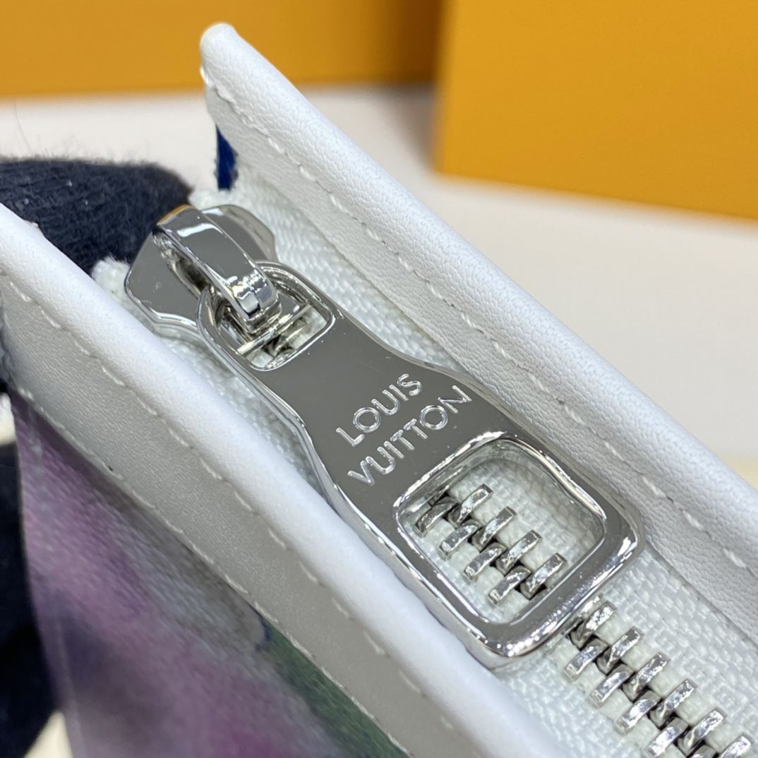 #m80460 l**is V*t*n monogram watercolor multico pochette voyage mm