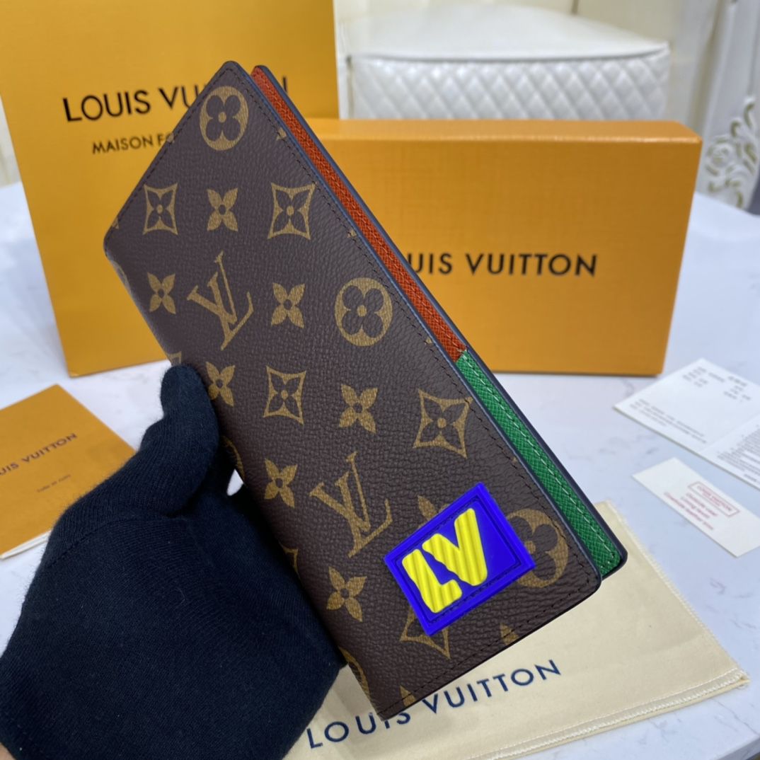 #m80523 l**is V*t*n classic monogram brazza wallet