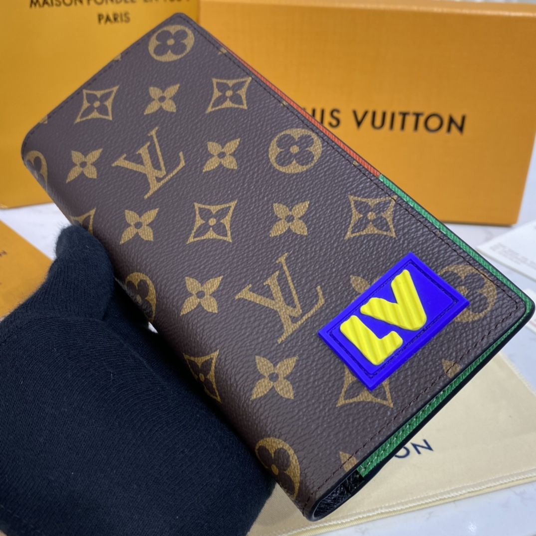 #m80523 l**is V*t*n classic monogram brazza wallet
