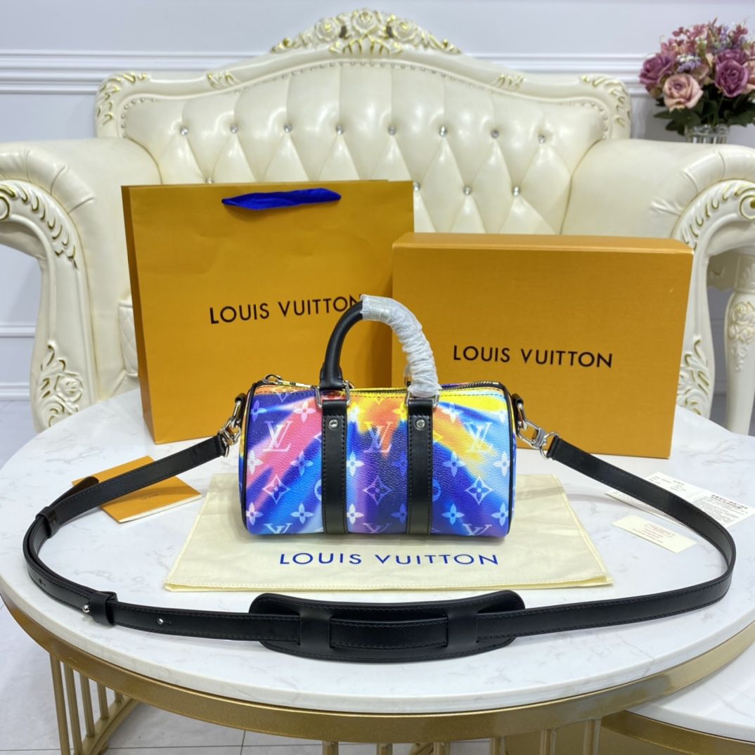 #m80953 l**is V*t*n monogram sunset  keepall xs bag