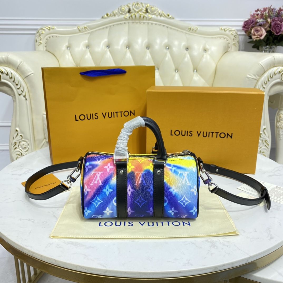 #m80953 l**is V*t*n monogram sunset  keepall xs bag