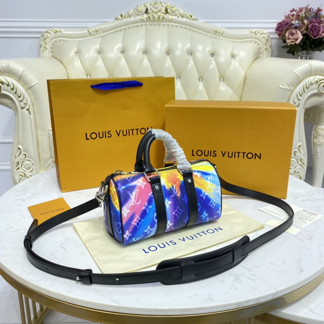 #m80953 l**is V*t*n monogram sunset  keepall xs bag