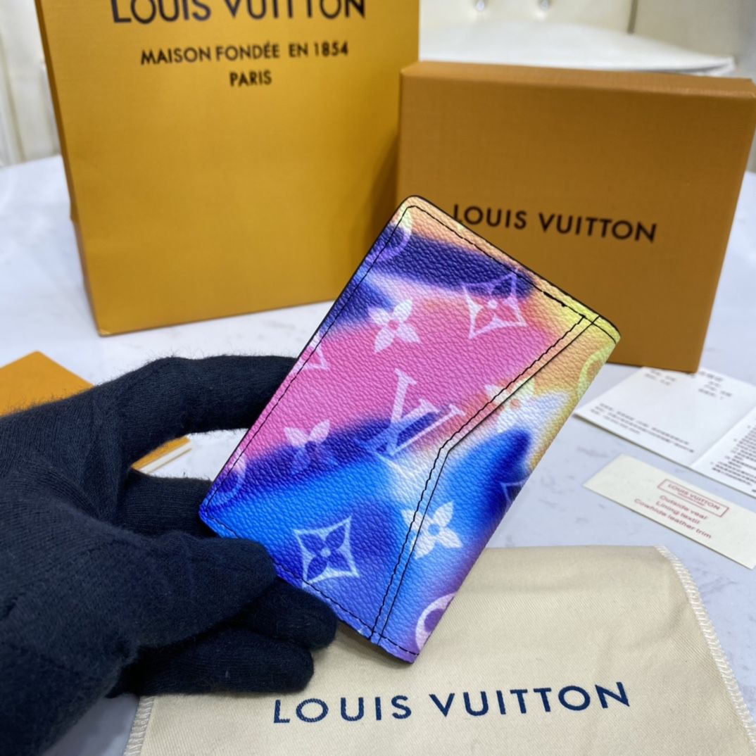 #m80956 l**is V*t*n monogram sunset pocket organizer