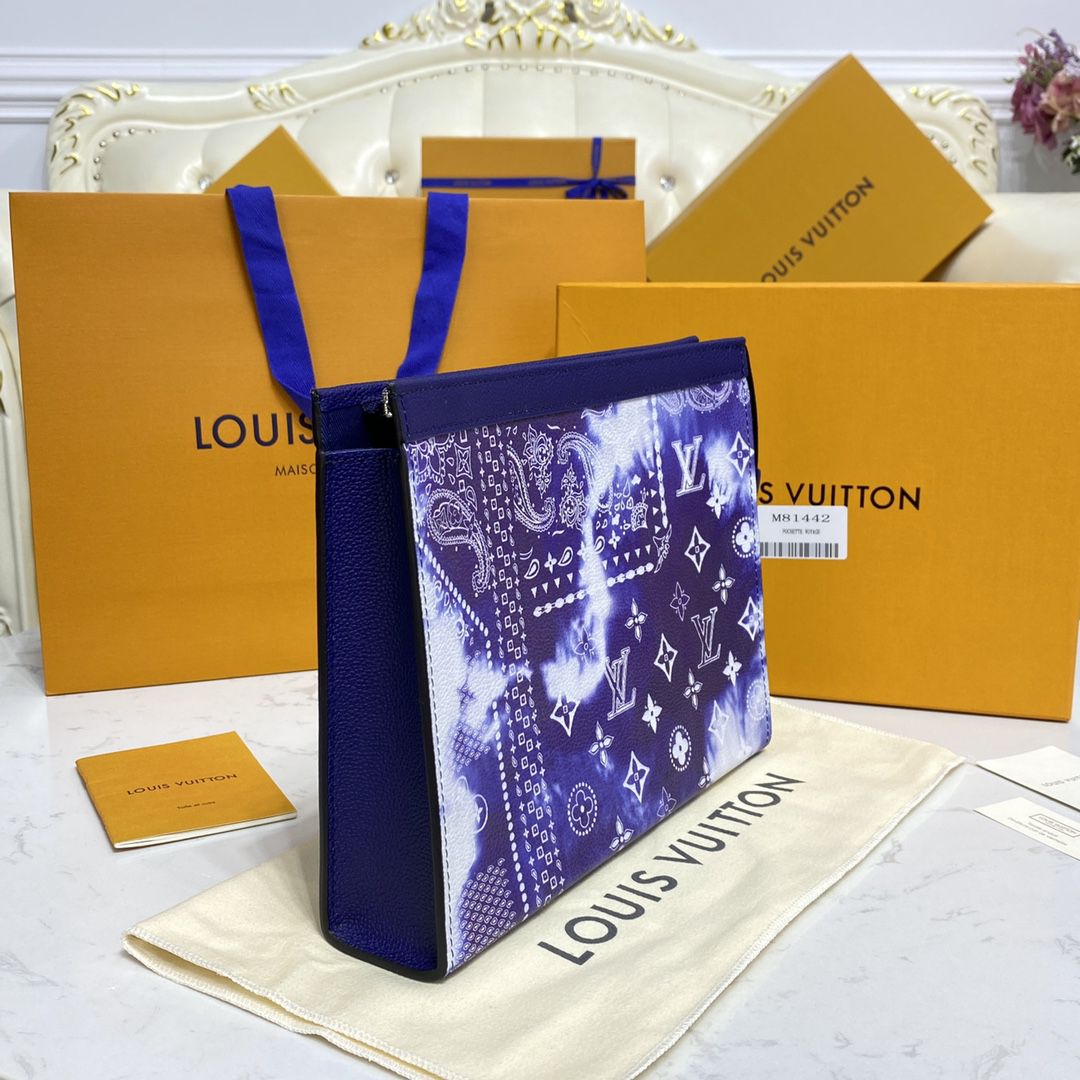 #m81442 l**is V*t*n monogram bandanae pochette voyage