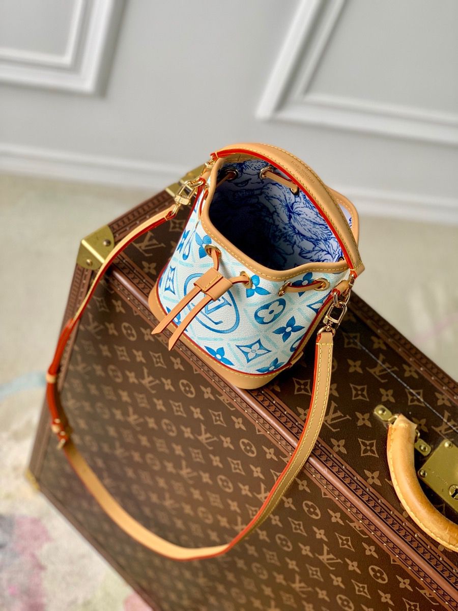 m83620 l**is V*t*n monogram tiles nano noé handbag