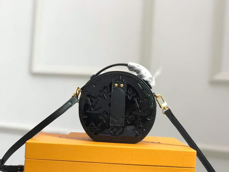 #m90469 l**is V*t*n monogram vernis mini boîte chapeau