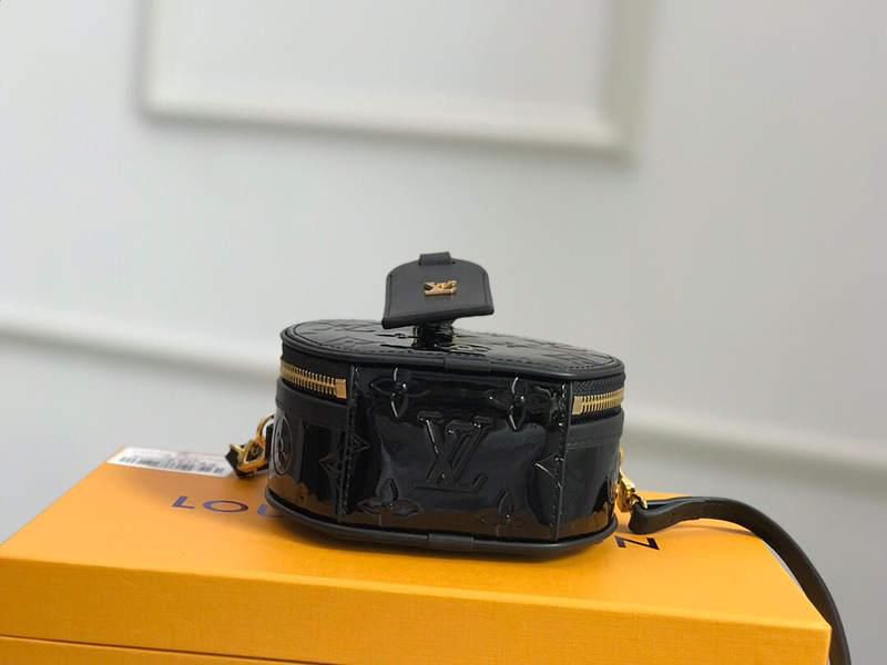 #m90469 l**is V*t*n monogram vernis mini boîte chapeau