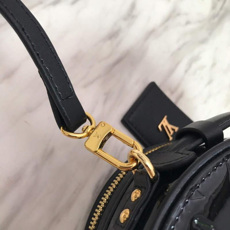 #m90469 l**is V*t*n monogram vernis mini boîte chapeau