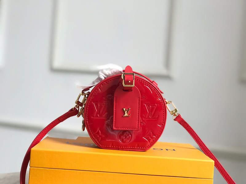 #m90498 l**is V*t*n monogram vernis mini boîte chapeau