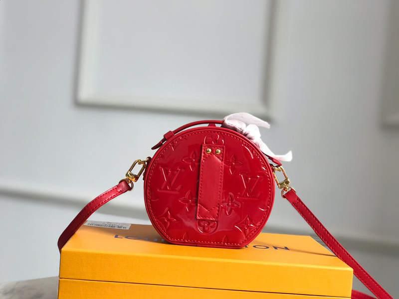 #m90498 l**is V*t*n monogram vernis mini boîte chapeau