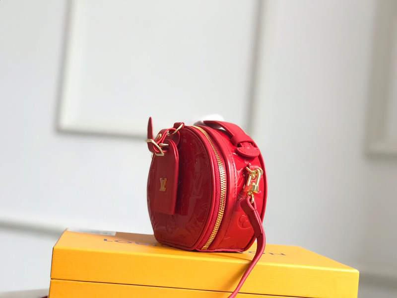 #m90498 l**is V*t*n monogram vernis mini boîte chapeau