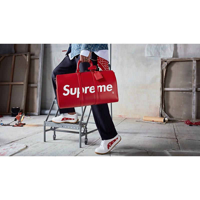 m53419 l**is v*t*n x S*p*e 2017 premium epi keepall 45 bandoulière-red