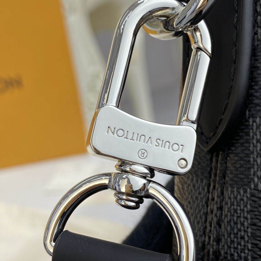 #n40000 l**is V*t*n damier graphite anton tote