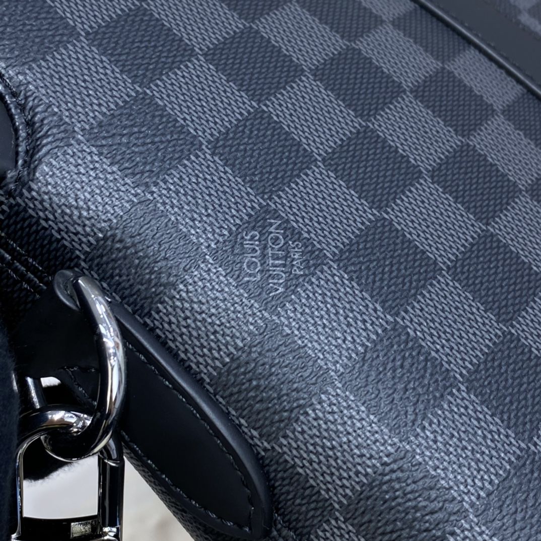 #n40000 l**is V*t*n damier graphite anton tote