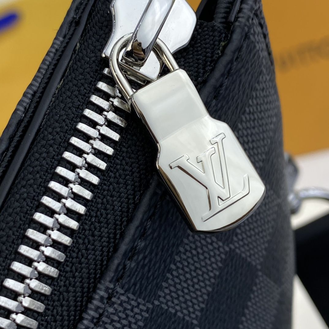 #n40000 l**is V*t*n damier graphite anton tote